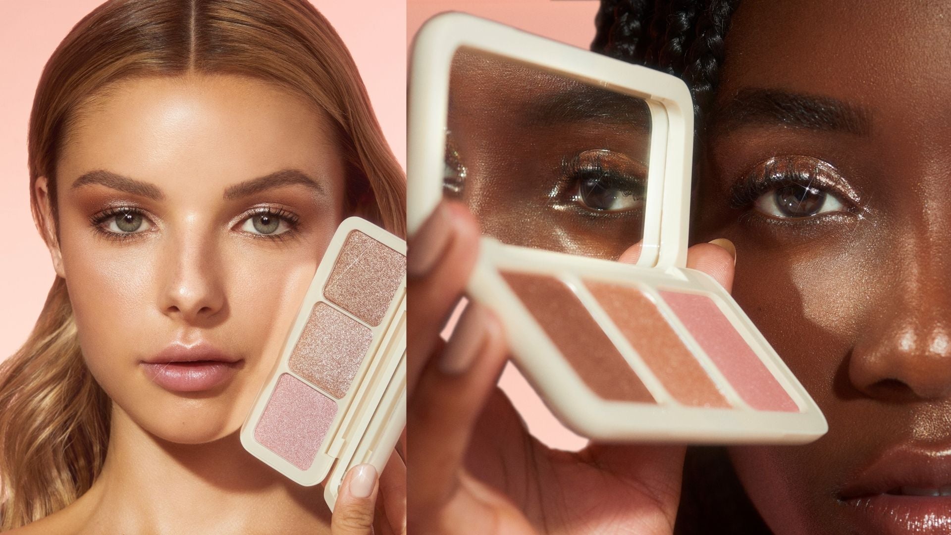 review, makeup, ingredients, trends, 2020, 2021, photos, cover fx, custom enhancer palette, custom enhancer drops, best highlighters, new highlighter palettes, candlelight, sunlight, blossom, talc-free makeup, vitamin c infused