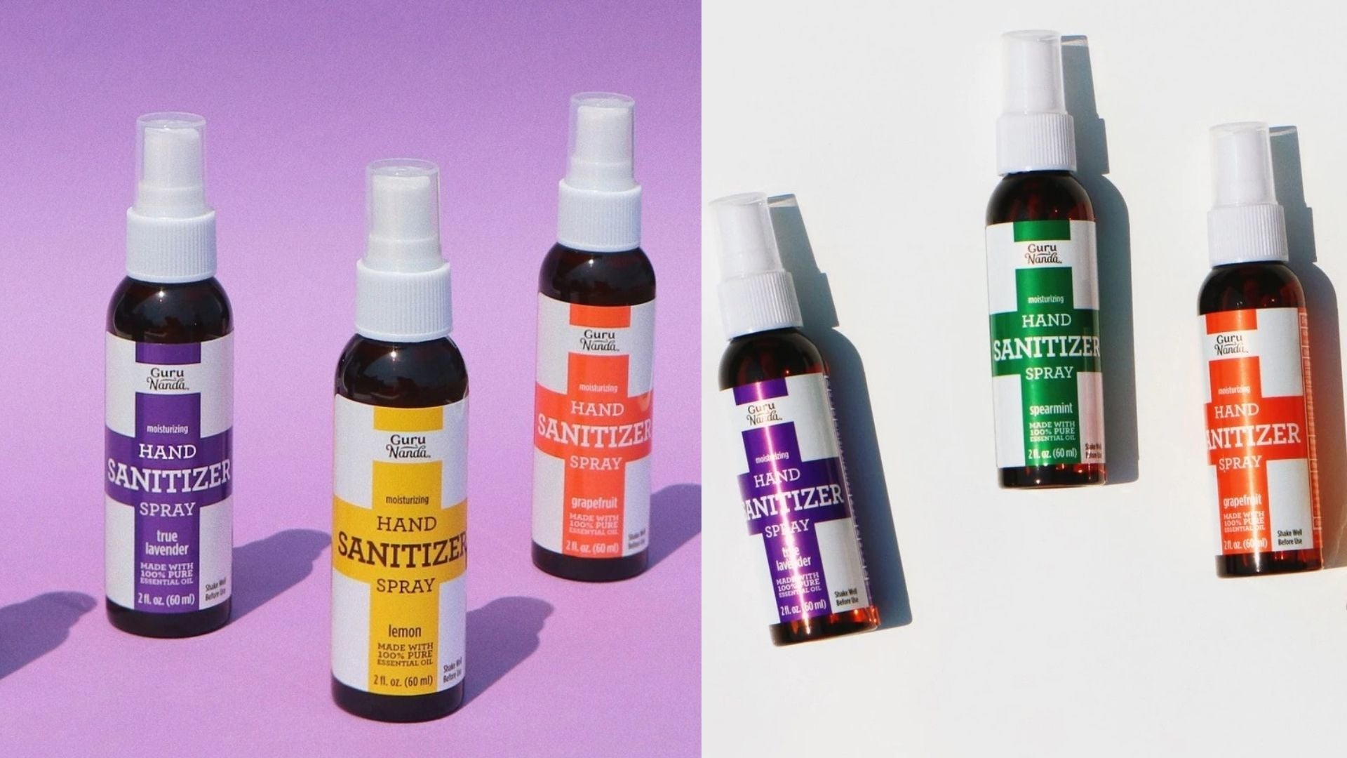 review, ingredients, photos, trends, skin care, hand sanitizer, 2020, 2021, best on-the-go hand sanitizers, spearment, grapefruit, lemon, true lavender