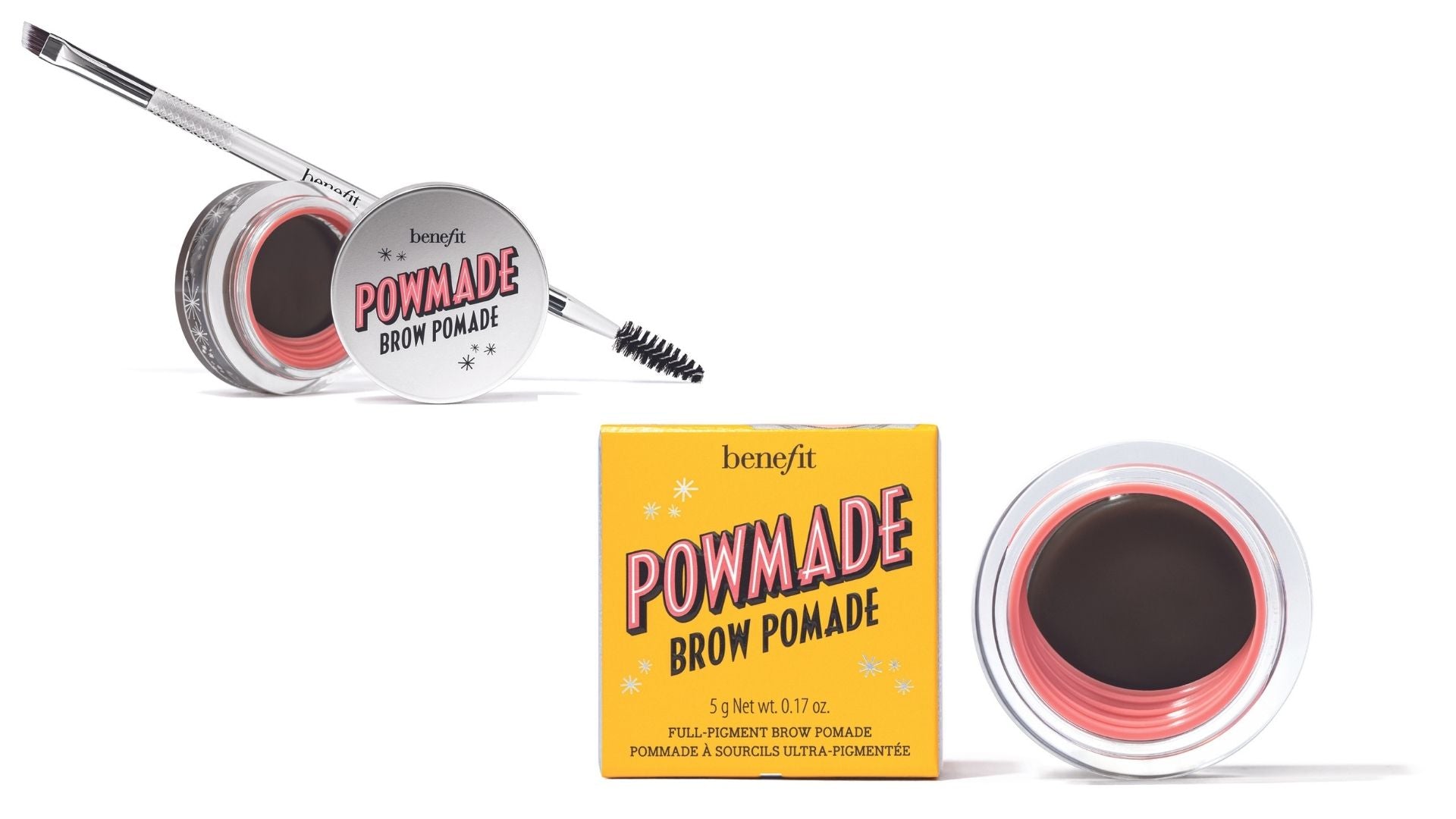 review, photos, ingredients, swatches, makeup, trends, 2021, 2022, benefit cosmetics, brow products, powmade brow pomade, dual ended angled eyebrow brush, waterproof brow products, best new eyebrow products, how to achieve perfect eyebrows