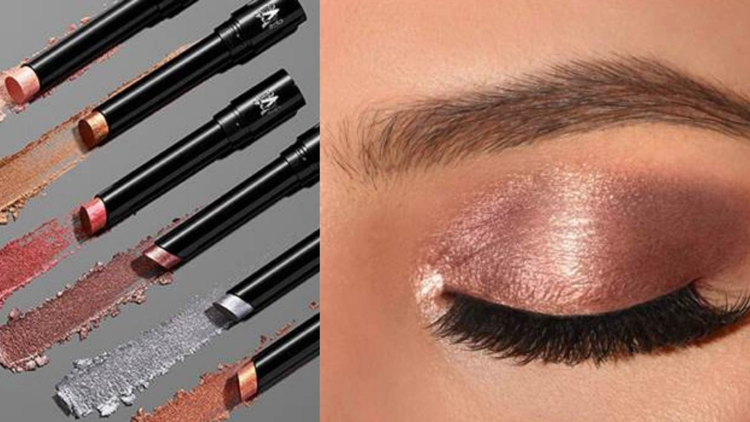 makeup, reviews, ingredients, swatches, photos, trends, 2020, 2021, kvd vegan beauty, dazzle sticks, glitter eyeshadow, best sparkly eyeshadows, best glitter eyeshadows, kat von d