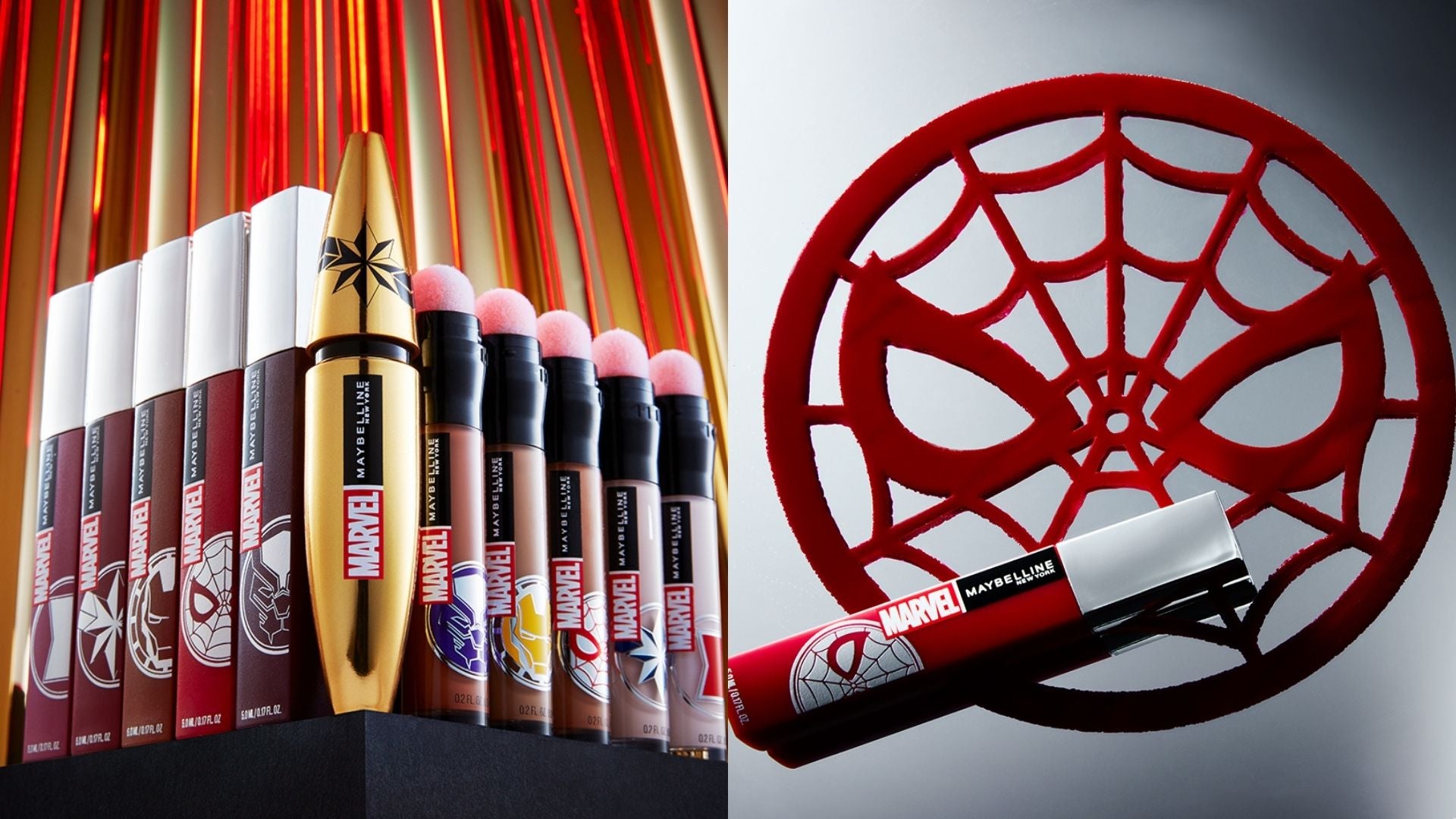 review, photos, trends, ingredients, swatches, makeup, 2021, 2022, maybelline, marvel, drug store make up, maybelline new york, superstay matte ink liquid lipstick, instant age rewind concealer, colossal mascara, best new drugstore releases