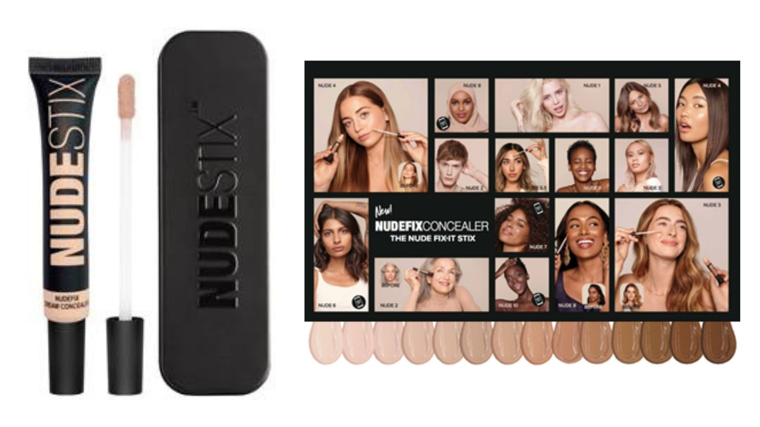 review, makeup, photos, ingredients, trends, 2020, 2021, nudestix, nudefix concealer, best hydrating concealers, hyaluronic acid, sweet berry