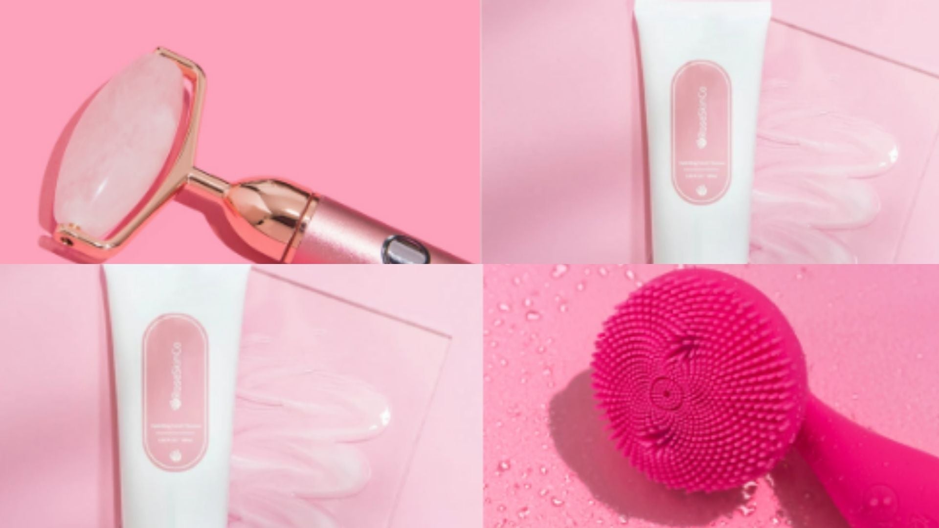 review, products, photos, skincare, ingredients, trends, 2021, 2022, rose skin co, hydrating facial cleanser, petal 2 facial cleansing brush, riya ultrasonic rose quartz roller, pamper your skin, best fall skincare products